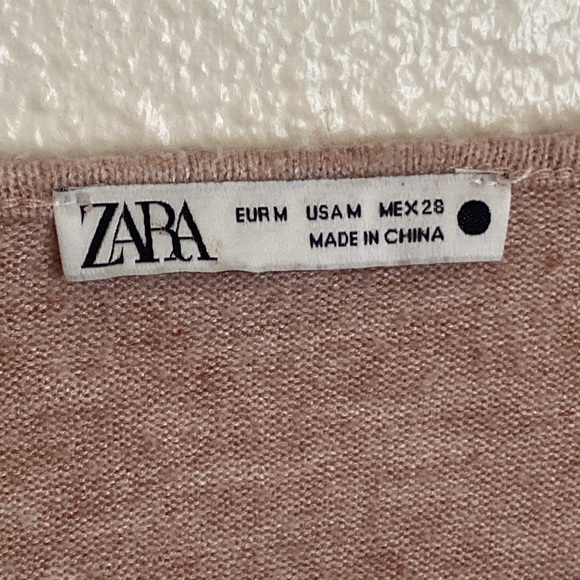 Zara • Tan Button-Down Long Sleeve Cardigan 🤎 - Picture 5 of 5